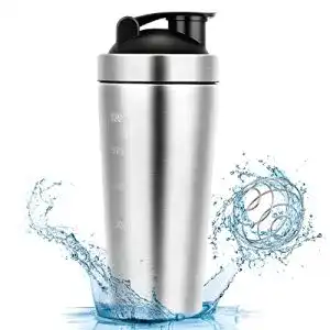 Edelstahl shaker laoonl edelstahl protein shaker 750ml classic loop