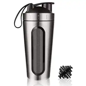 Edelstahl shaker manfore protein shaker diaet shaker wasserflasche