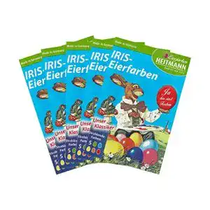 Eierfarben heitmann eierfarben 4102amz iris zum kochen 5er set