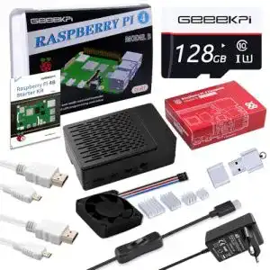 Einplatinencomputer geeekpi raspberry pi 4 8gb starter kit mit 128gb