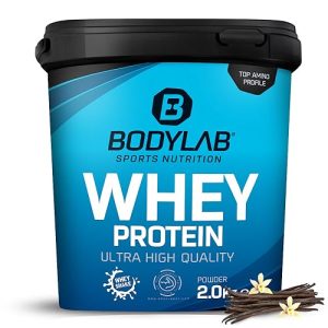 Eiweißpulver Bodylab24 Whey Protein Pulver, Vanille, 2kg