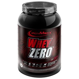 Eiweißpulver IronMaxx Whey Zero Protein Pulver – Erdbeere 908g Dose