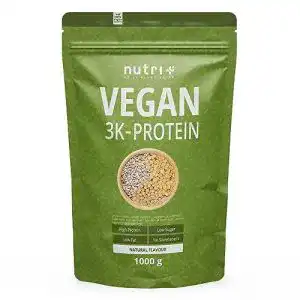Eiweisspulver nutri veganes neutral ohne suessungsmittel