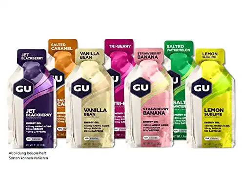 GU Energy Gel Testpaket mit 7 Sorten, 32g Beutel