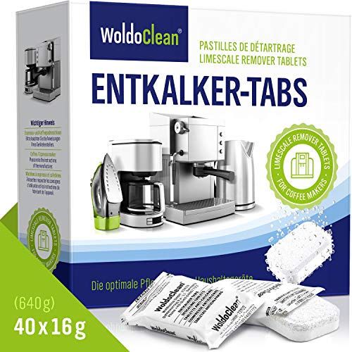 Descaler for fully automatic coffee machines WoldoClean descaling tablet.