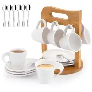 Espresso tassen jujoybd espressotassen set mit staender 6x