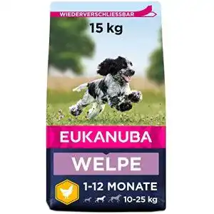 Eukanuba hundefutter eukanuba welpenfutter mit frischem huhn