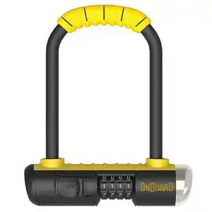 Fahrrad zahlenschloss onguard 8010c bulldog buegelschloss schwarz