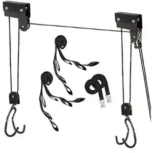 Fahrradhalter p4b fahrradlift mit flaschenzug 57 kg