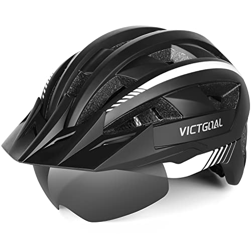 Fahrradhelm mit Visier Victgoal Fahrradhelm MTB Mountainbike Helm