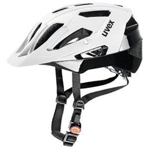 Fahrradhelm Uvex Erwachsene Quatro, White Mat/Black, 52-57 cm