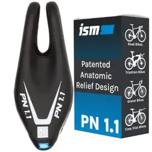 Fahrradsattel ism unisex erwachsene pn 1 1 sattel schwarz one