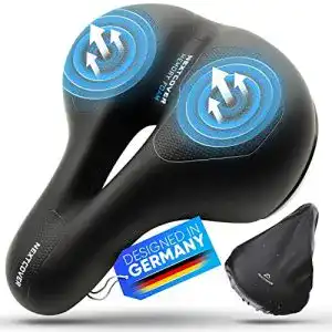 Fahrradsattel nextcover fuer damen herren mit airflow