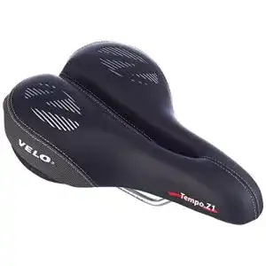 Fahrradsattel point velo herren trekking sattel tempo z1 schwarz