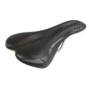 Fahrradsattel velo schwarz widechannel touringsattel o zone