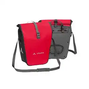 Fahrradtaschen vaude fuer gepaecktraeger aqua back 2x24l in rot