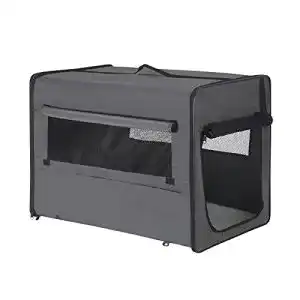 Faltbare hundebox eugad b74xh56xt49cm fuer mittlere hunde
