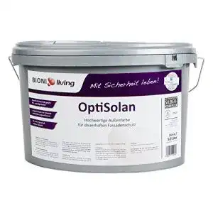 Fassadenfarbe bioni optisolan mit patentierter formel
