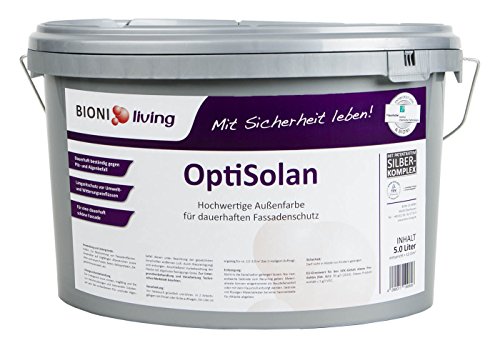 Fassadenfarbe Bioni OptiSolan mit patentierter Formel
