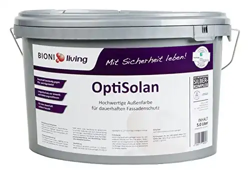 Fassadenfarbe Bioni OptiSolan mit Silber-System-Technologie