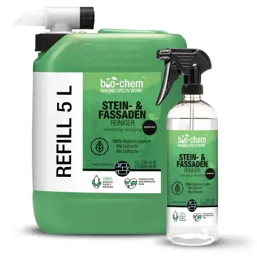 Fassadenreiniger Bio-Chem Cleantec für Stein und mehr