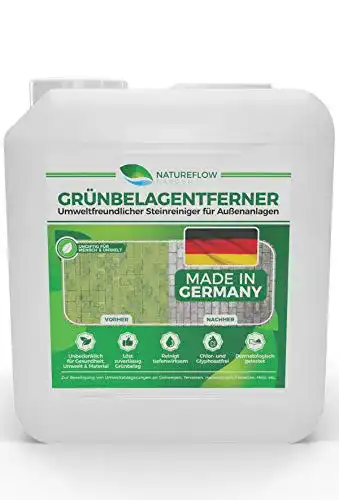 Fassadenreiniger Natureflow für die Entfernung von Grünbelägen