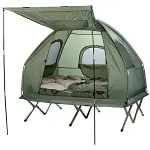 Feldbett mit zelt semptec urban survival technology campingbett