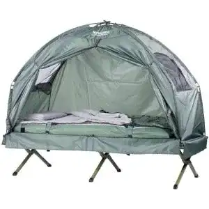 Feldbett mit zelt semptec urban survival technology feldbettzelt