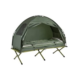 Feldbett mit Zelt SoBuy ® Feldbett 4in1-Zelt mit Campingliege