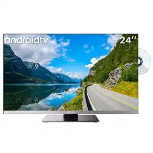 Fernseher mit dvd player integriert sylvox 24 zoll smart tv