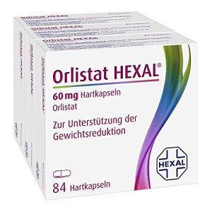 Fettbinder Hexal Orlistat 60 mg Hartkapseln, 3X84 St.