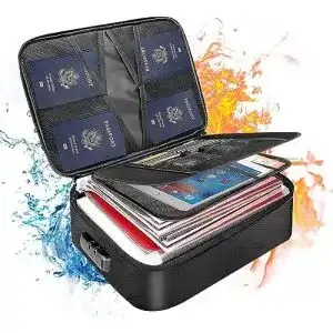 Feuerfeste geldkassette docsafe feuerfeste dokumentenbox36x27x10cm