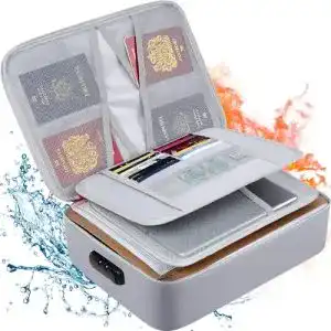 Feuerfeste geldkassette yhqiaox feuerfeste dokumentenbox mit schloss