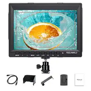 Field monitor feelworld fw759 7 zoll kamera dslr camera