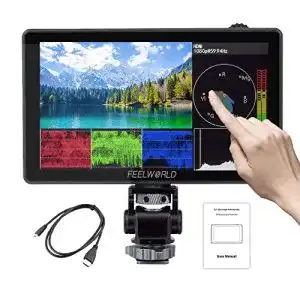 Field monitor feelworld lut5 kamera dslr 5 5 zoll 3000nit