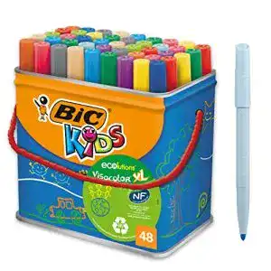 Filzstifte bic kids 892225 ecolutions visacolor xl 48 stueck