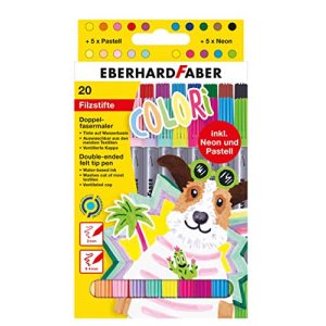 Filzstifte Eberhard Faber 550020 Colori in 20 brillanten Farben