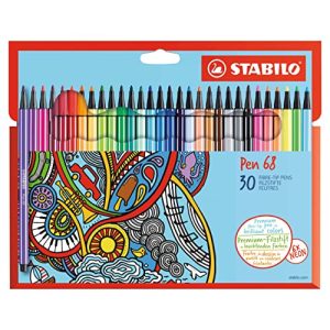 Filzstifte STABILO Premium-Filzstift, Pen 68, 30er Pack