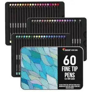 Filzstifte zenacolor set 60 farben stifte set 04 mm fineliner