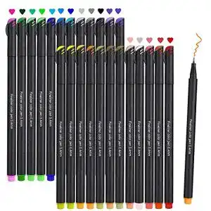 Fineliner funnasting stifte beupro 24 farben set pigment liner
