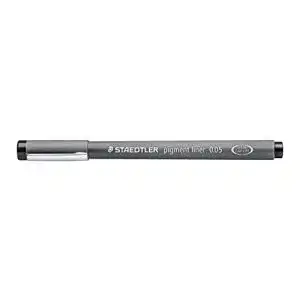 Fineliner staedtler schwarzer pigment liner linienbreite 005 mm