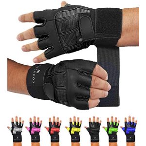 Fitness gloves made of leather BLACKROX fitness gloves real leather