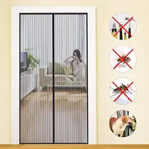 Fliegengitter magnet mycarbon fliegengitter tuer magnet 90x210cm