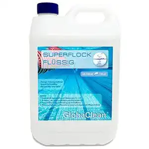 Flockungsmittel pool globaclean 5 l superflock fluessig fuer pool