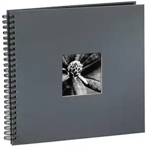 Fotoalbum hama jumbo 36x32 cm spiral album mit 50 schwarzen seiten