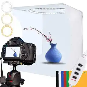Fotobox duclus lichtzelt 30x30 cm tragbare lichtbox fotostudio