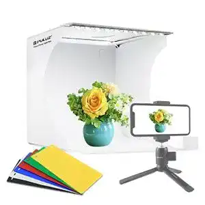 Fotobox puluz mini softbox fuer fotostudio fotostudio weiss