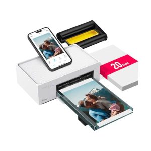 Fotodrucker Liene Smartphone, 10X15 mit 20 Fotopapiers/Patrone, WiFi