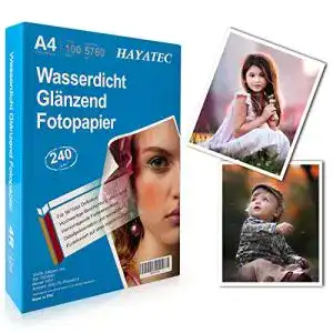 Fotopapier alaskaprint 100 blatt a4 hoch glaenzend
