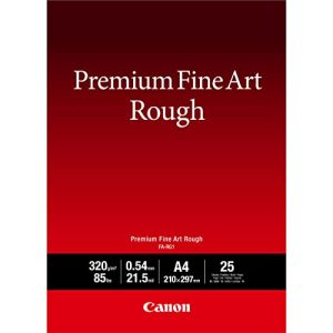 Fotopapier Canon FA-SM1 Premium Fine Art Rough - DIN A4, 25 Blatt - fotopapier canon fa sm1 premium fine art rough din a4 25 blatt